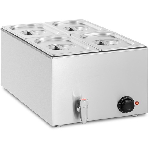 Wet well bain marie - wet, stainless
