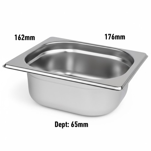 Gastronorm pan stainless - pan, 1/6